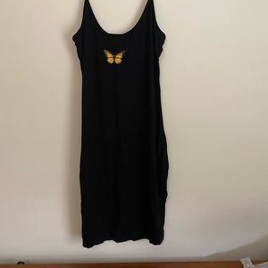 Spaghetti strapped butterfly dress